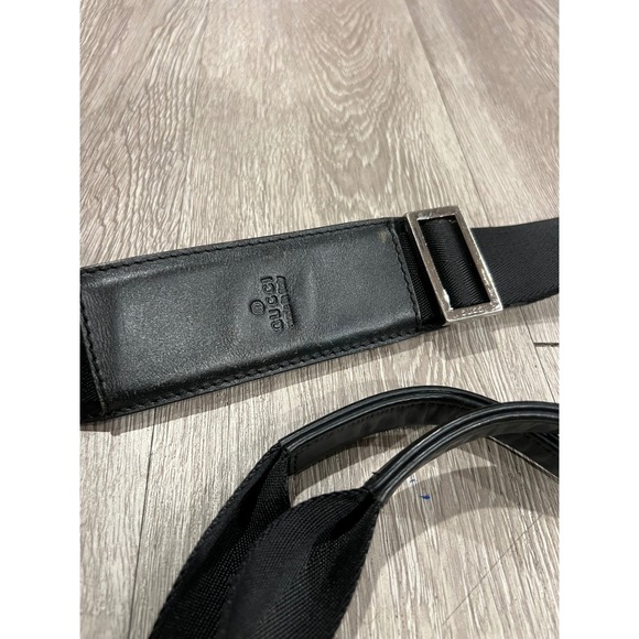 Gucci Vintage Guccissima Leather Luxury Tote Bag Black Shoulder Bag Old Money - Picture 13 of 16